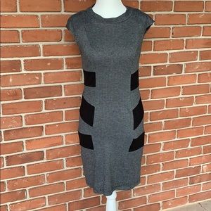 Black and gray dress